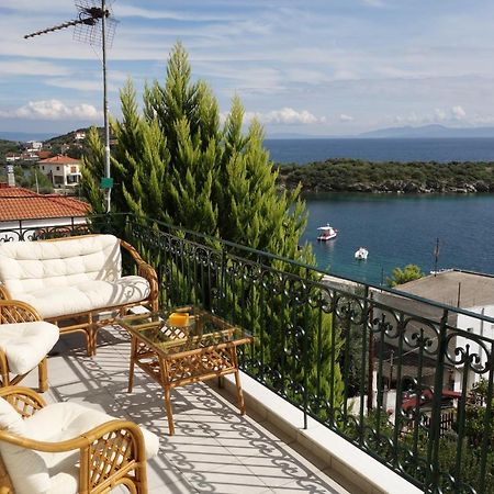 Beach Front House With View Marathos  Eksteriør bilde