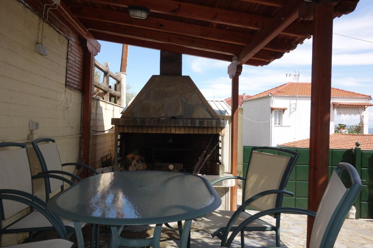 Beach Front House With View Marathos  Eksteriør bilde