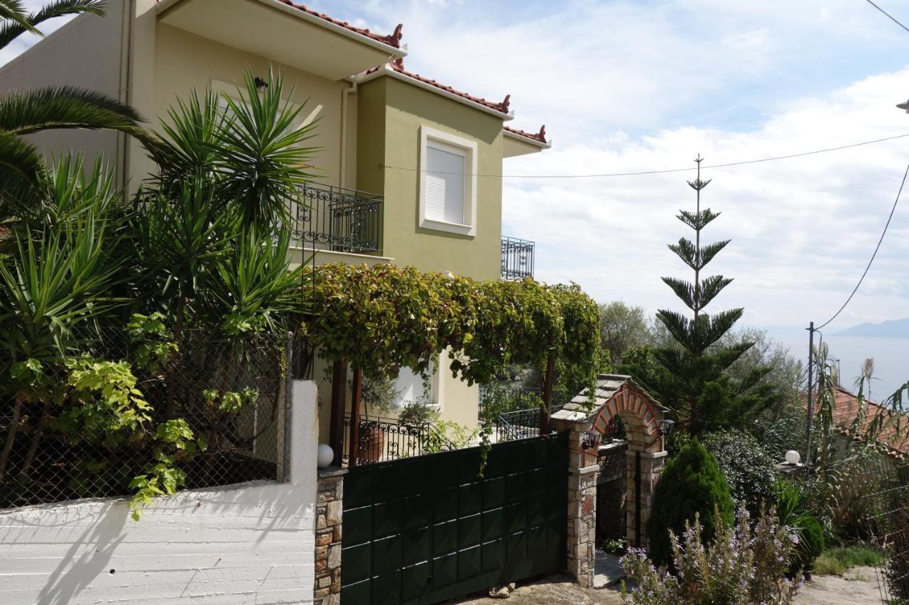 Beach Front House With View Marathos  Eksteriør bilde