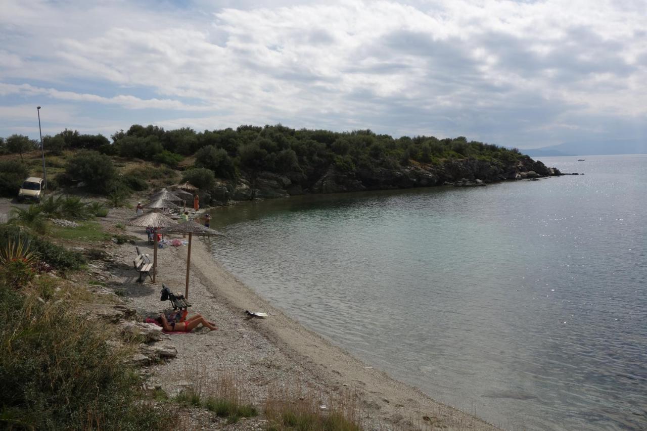Beach Front House With View Marathos  Eksteriør bilde