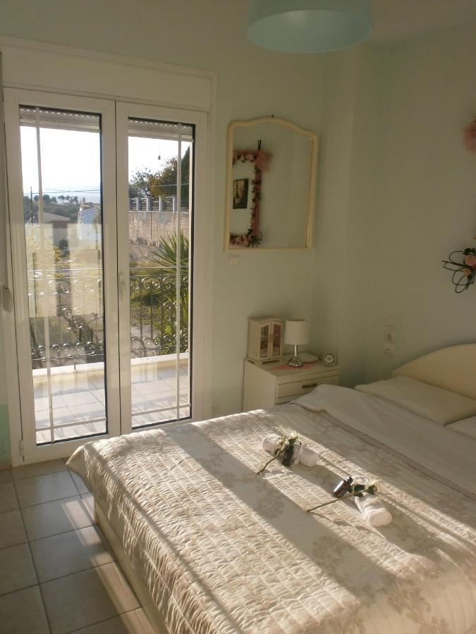 Beach Front House With View Marathos  Eksteriør bilde